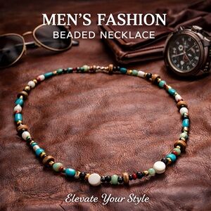 paparazzi Men’s Multicolor Beaded Necklace